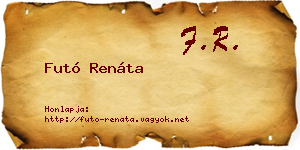 Futó Renáta névjegykártya